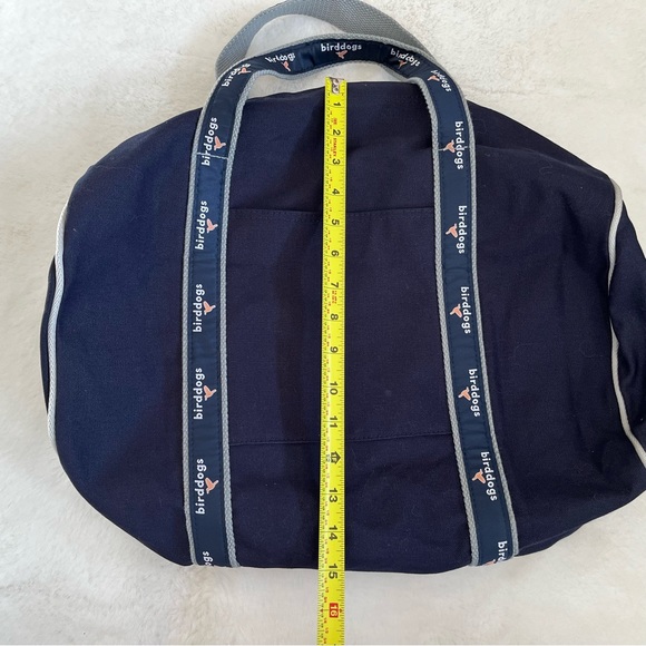 BIRDDOGS  Duffle Gym Bag Canvas Navy Blue Birddogs Logo Trendy Stylish - Picture 6 of 8